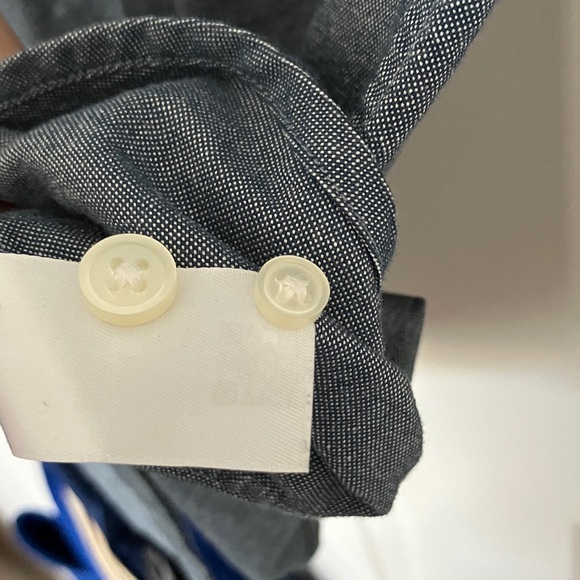 Everlane Uniform Standard Fit Blue Cotton Button Down Shirt, Men’s XS - Picture 5 of 7